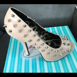 Bettie Page Nude Heels